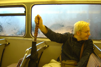 Creative Crossings workshop: Tapio Makela on the 19 bus