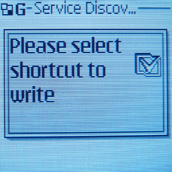 Prompt asking which shortcut to write to the tag